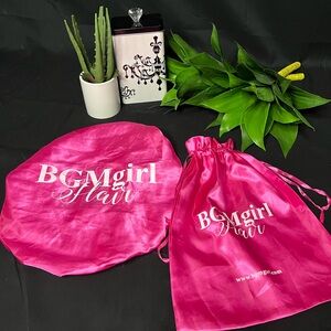 Satin Hair Bonnet & Satin Hair Bag💗